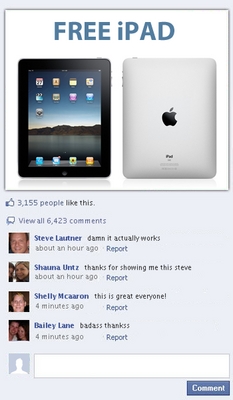 Product picture Facebook Fan Page Template Landing Page - Product